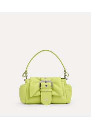 Vivienne Westwood Hazel Treasure Handbag Supple Leather Lime-green