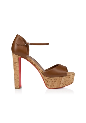 Christian Louboutin Sandaloo 130mm Leather Platform Sandals - Moda Operandi