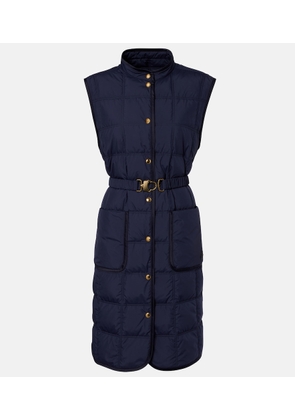 Moncler Cygnette belted quilted down vest
