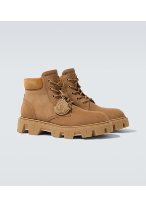 Moncler Peak City suede ankle boots