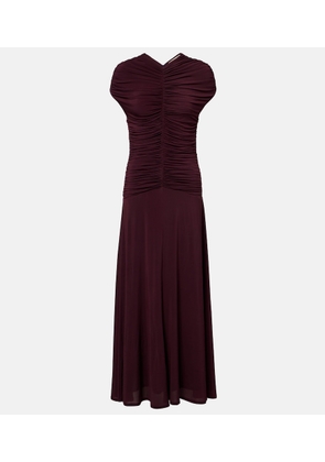 Tove Avita ruched jersey maxi dress