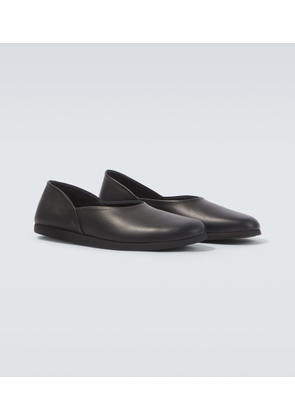 Stoffa Leather slip-on shoes