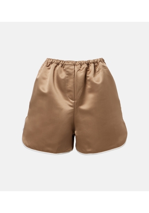 The Frankie Shop Adia satin shorts