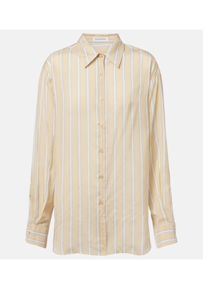 The Frankie Shop Peri striped twill shirt