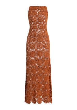 ESCVDO Exclusive Siula Cotton Maxi Halter Dress - Moda Operandi