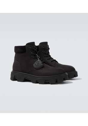 Moncler Peak City suede ankle boots