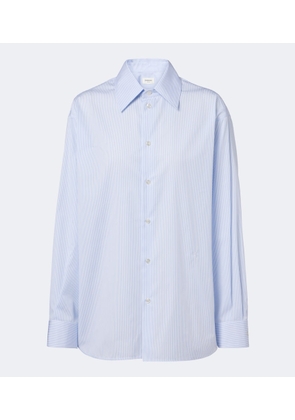 Saint Laurent Cassandre pinstripe cotton shirt