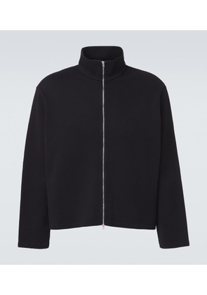 Our Legacy Shrunken cotton zip-up sweatshirt