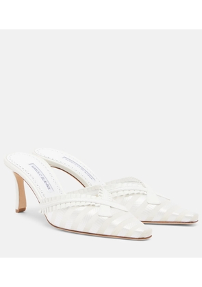 Manolo Blahnik Voluptia organza mules