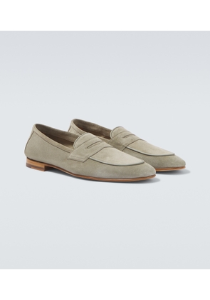 Frescobol Carioca Leme suede penny loafers