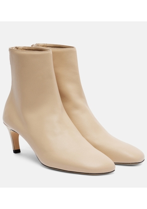 Toteme Leather ankle boots