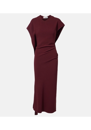 Victoria Beckham Victoria draped cady midi dress