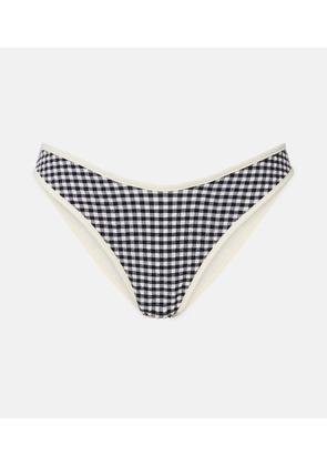 Montce Lulu gingham seersucker bikini bottoms