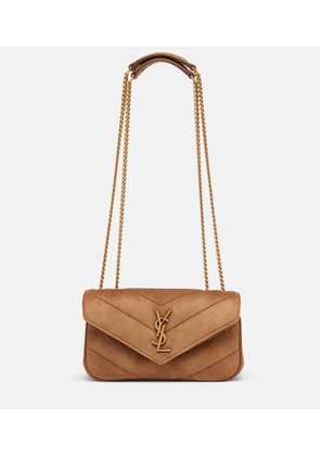 Saint Laurent Loulou Mini suede shoulder bag
