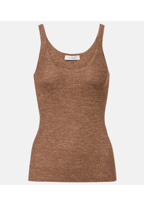 Gabriela Hearst Cinxia cashmere, silk, and hemp tank top