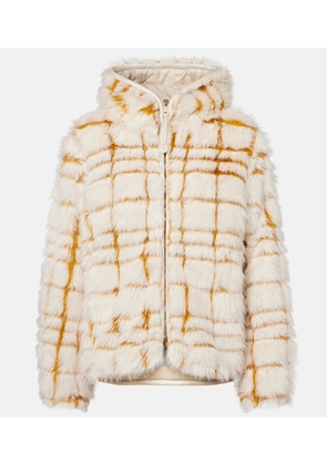 Moncler Pluvier checked jacket