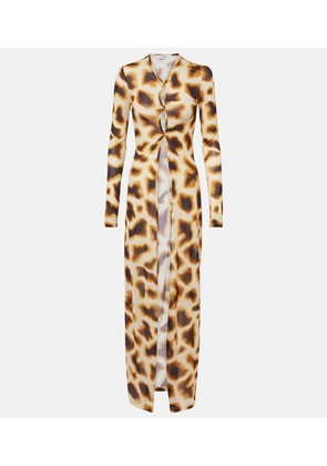 Christopher Esber Printed jersey top