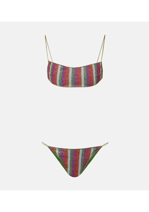 Oseree Lumiere striped bikini