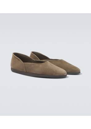 Stoffa Suede slip-on shoes