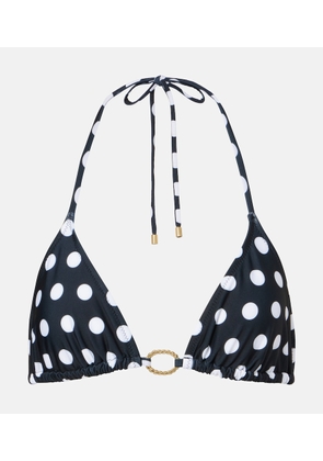 Alexandra Miro Alex polka-dot triangle bikini top