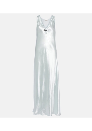Miu Miu Satin maxi dress