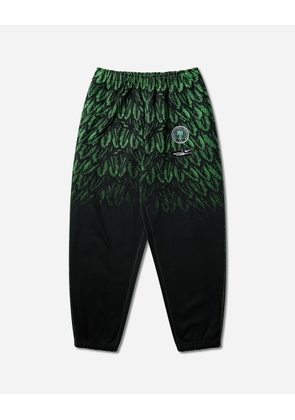 Nigeria x Slawn Fleece Pants Black / Poison Green