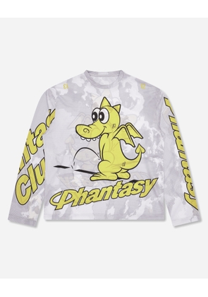 Halcyon Longsleeve Mesh Top Dragon White