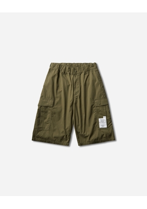Men s Wide Cargo Short Pants Olive Drab