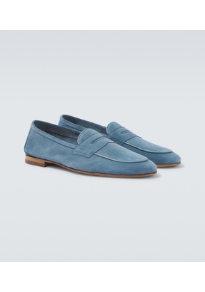 Frescobol Carioca Leme suede penny loafers