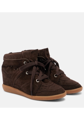 Isabel Marant Bobby suede wedge sneakers