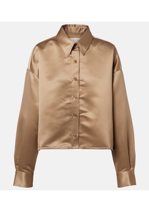 The Frankie Shop Arlen satin shirt