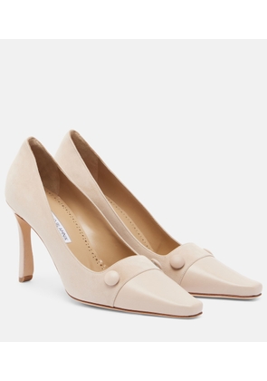 Manolo Blahnik Quantapla suede pumps