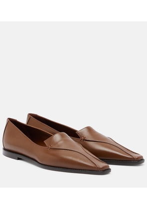 Manolo Blahnik Cleofe leather loafers