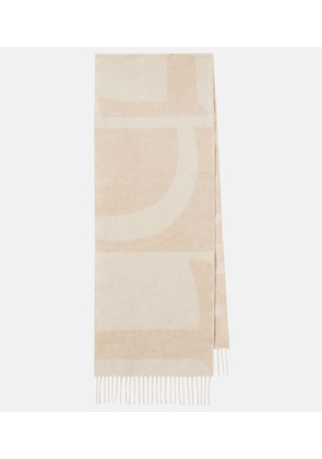 Loewe Fringed cashmere scarf