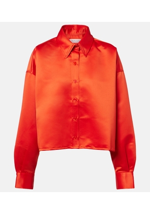 The Frankie Shop Arlen satin shirt