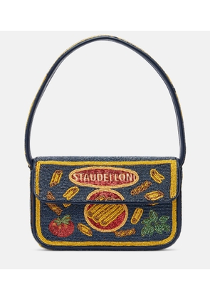 Staud Tommy Small beaded shoulder bag