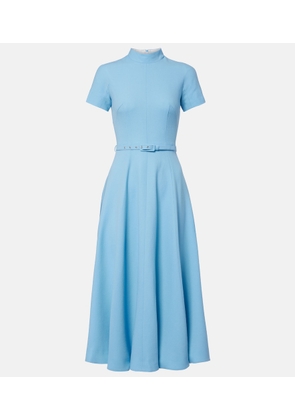 Emilia Wickstead Camilla wool crepe midi dress