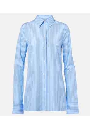 Toteme Striped cotton poplin shirt