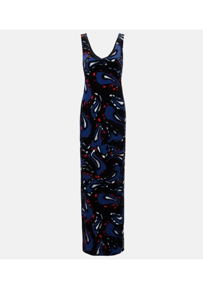 Dries Van Noten Debant printed cotton-blend maxi dress