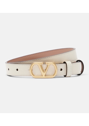 Valentino Garavani VLogo reversible leather belt