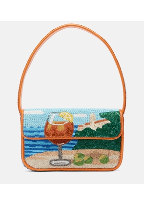 Staud Tommy Small beaded shoulder bag