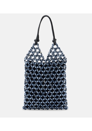 Staud Karla beaded top-handle bag