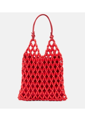 Staud Karla beaded top-handle bag