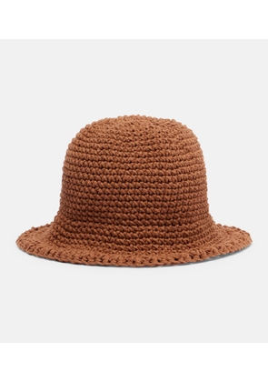 Magda Butrym Crochet cotton bucket hat