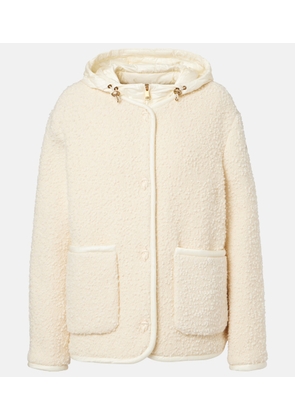 Moncler Hylesine wool and cotton-blend down jacket