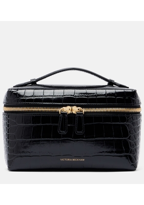 Victoria Beckham Vanity croc-effect leather vanity bag