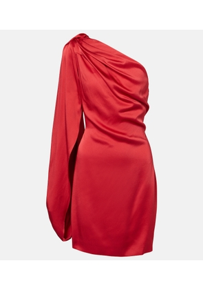 Stella McCartney One-shoulder satin minidress