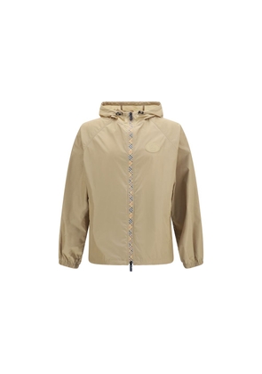 Burberry Beige Nylon Shell Jacket - L