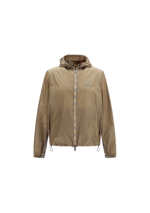 Burberry Brown Nylon Shell Jacket - L