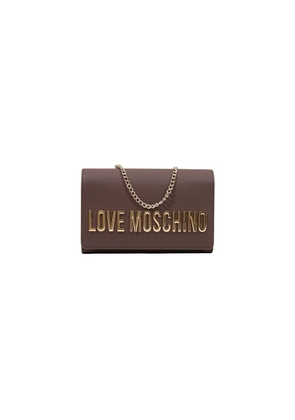 Love Moschino Brown Polyethylene Handbag